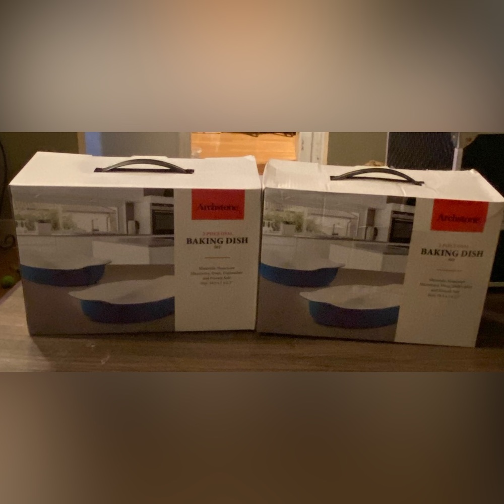 Brand new in box oval baking dishes